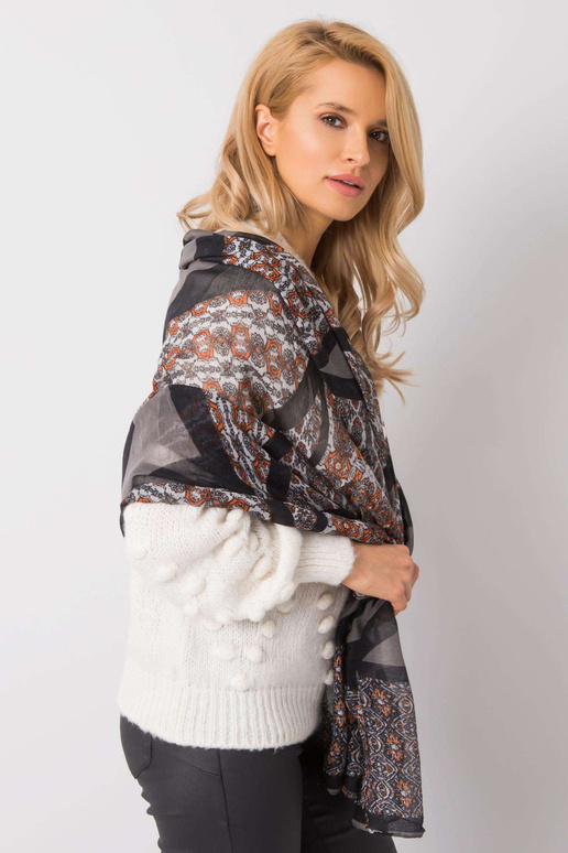 Must-oranži mustriga sall