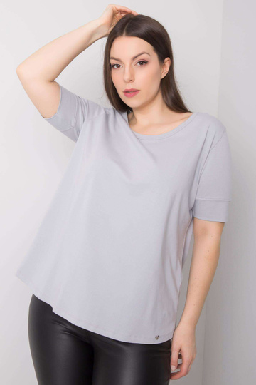 Helendav Plus Size puuvillane T-särk Missy