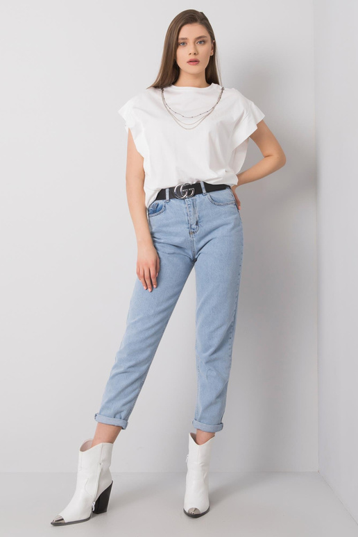 Valge T-särk kaelakeega Arianna RUE... Valge T-särk kaelakeega Arianna RUE...