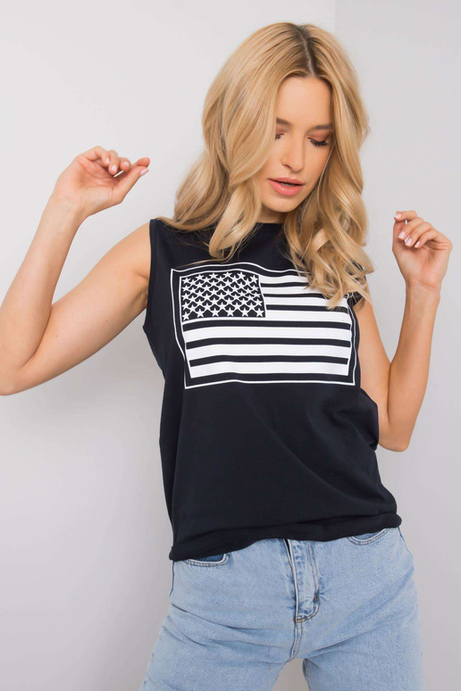 Meresinine topp trükiga Petra RUE PARIS