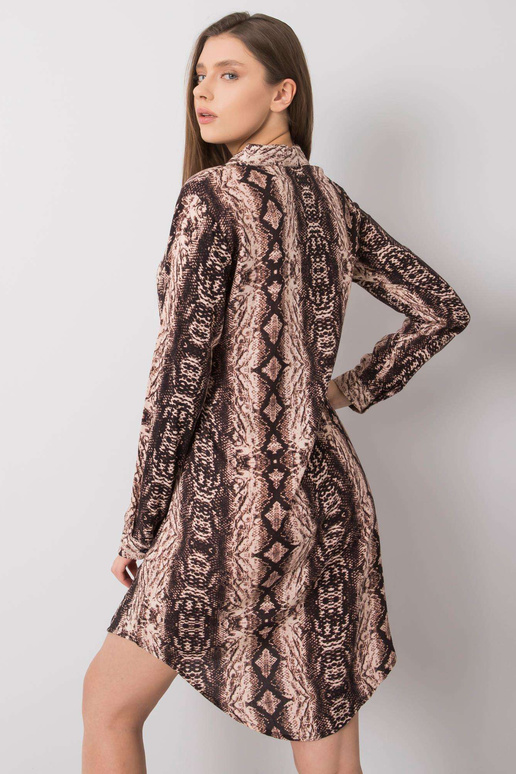 Pruun mustritega kleit Venice RUE PARIS