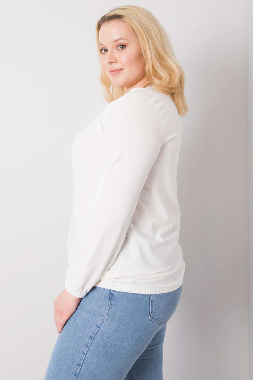 Ecru Cotton Plus Size pikkade...