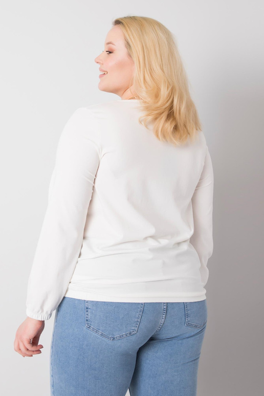 Ecru Cotton Plus Size pikkade...