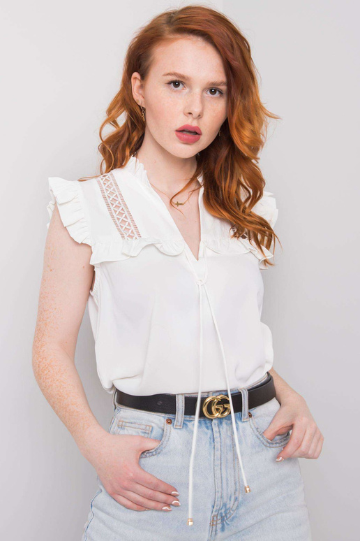 Ekrü pidulik pluus Eira OCH BELLA