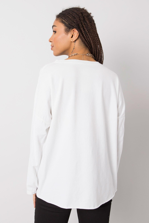 Miriana valge pikkade varrukatega pluus