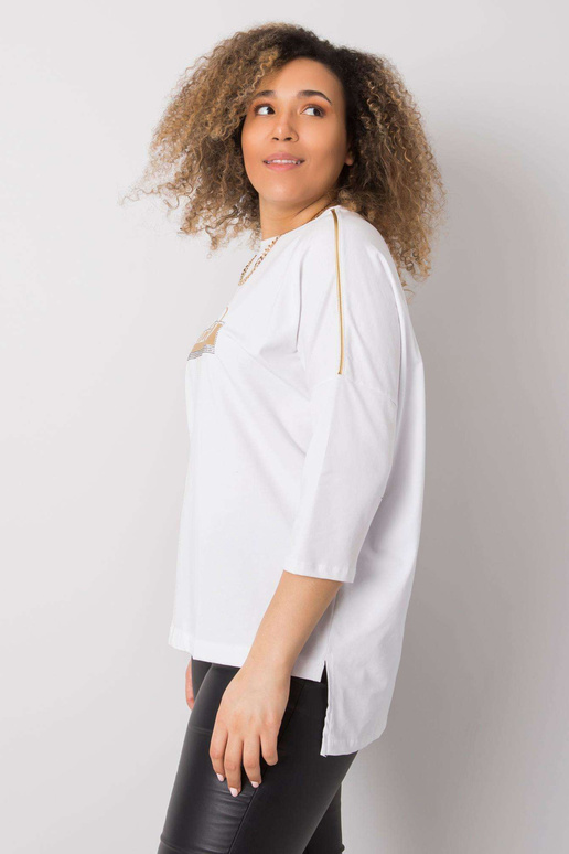 Alissa valge puuvillane pluus