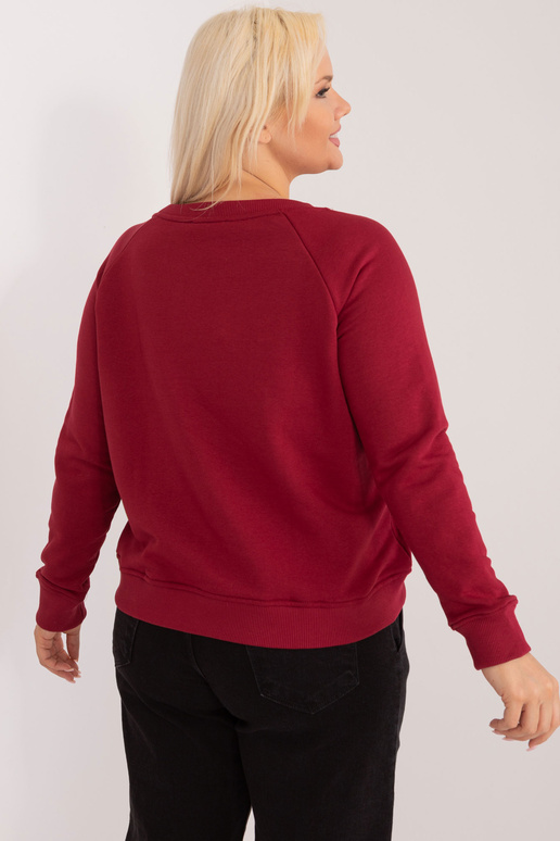 Burgundia pluss suuruses puuvillane...