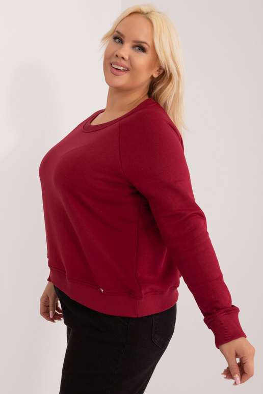 Burgundia pluss suuruses puuvillane...