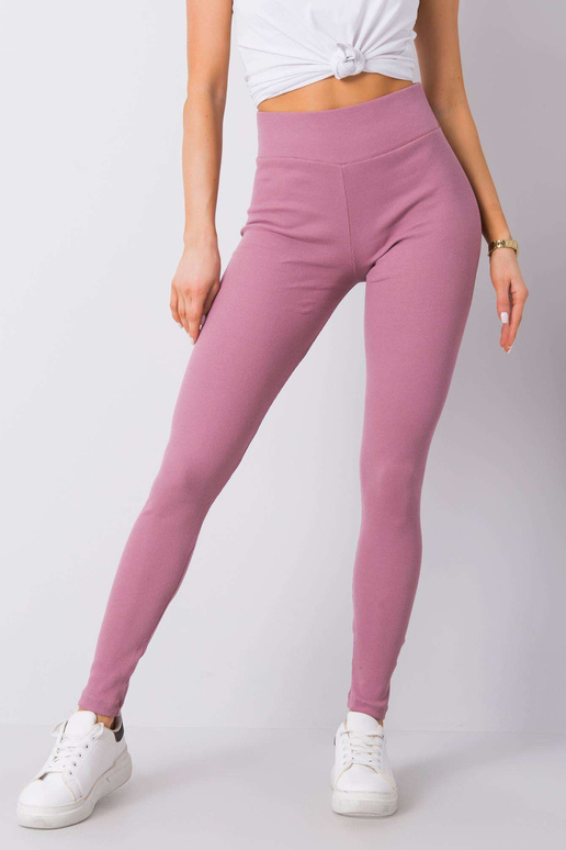Sanja Dirty Pink Ribbed Säärised