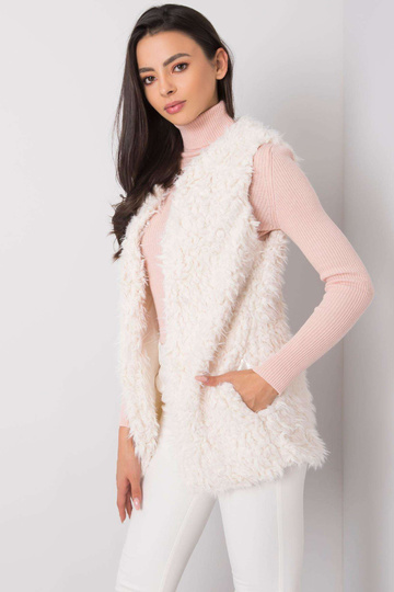 Ecru karusnahast vest Sybille