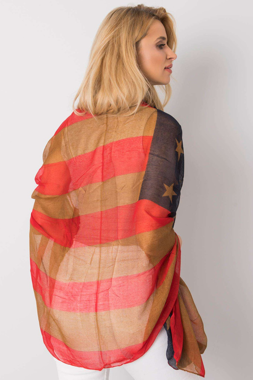 Punakaspruun ümbris trükiga