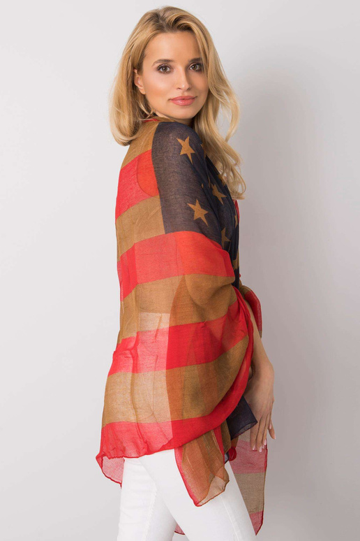 Punakaspruun ümbris trükiga