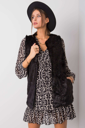 Adelle musta karva vest