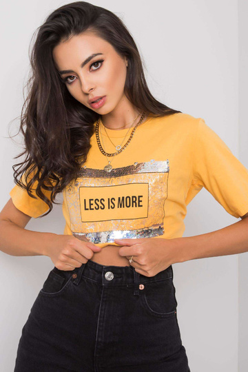 Heleroanž t-särk Nikki kirjaga