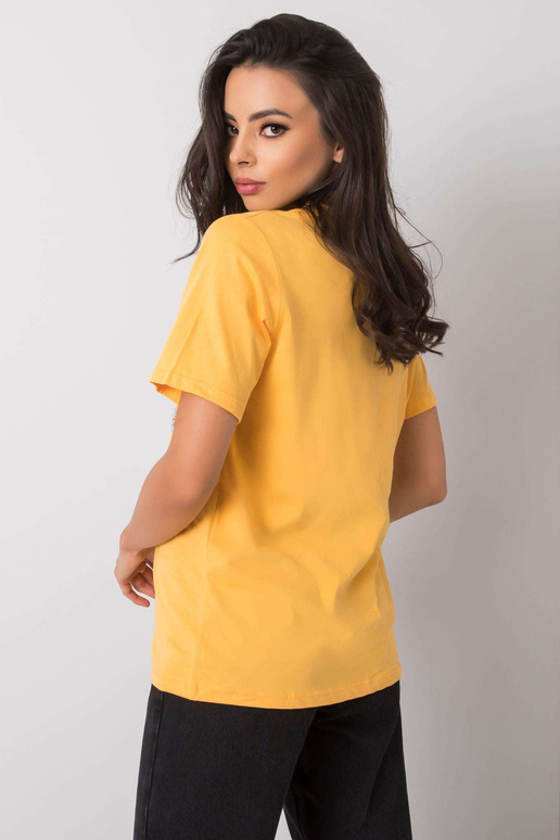 Heleroanž t-särk Nikki kirjaga Heleroanž t-särk Nikki kirjaga