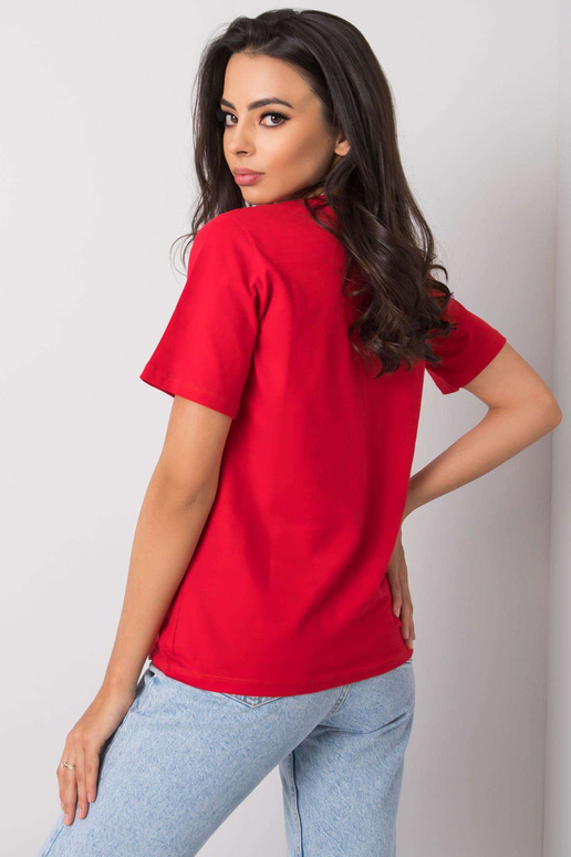 Punane Nikki kirjaga t-särk Punane Nikki kirjaga t-särk