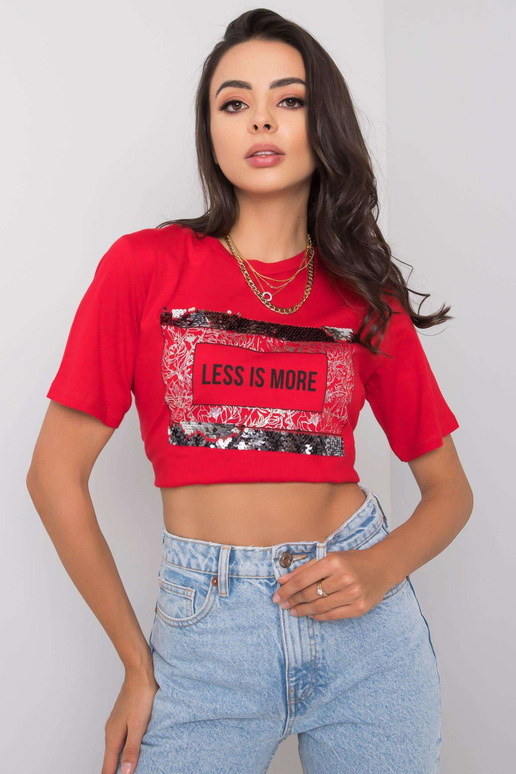 Punane Nikki kirjaga t-särk Punane Nikki kirjaga t-särk