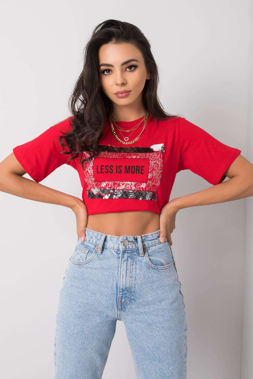 Punane Nikki kirjaga t-särk Punane Nikki kirjaga t-särk