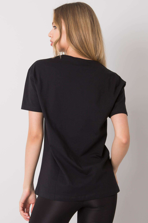 Must Kemmy trükiga T-särk