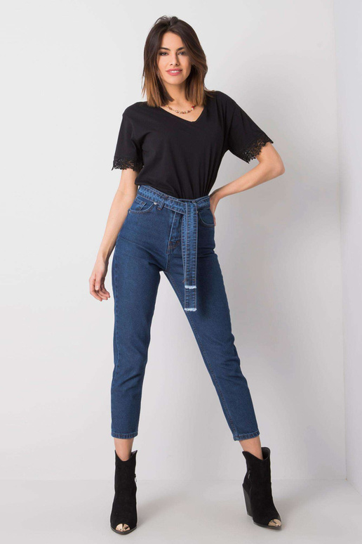 Sinised kõrge vöökohaga teksapüksid... Sinised kõrge vöökohaga teksapüksid...