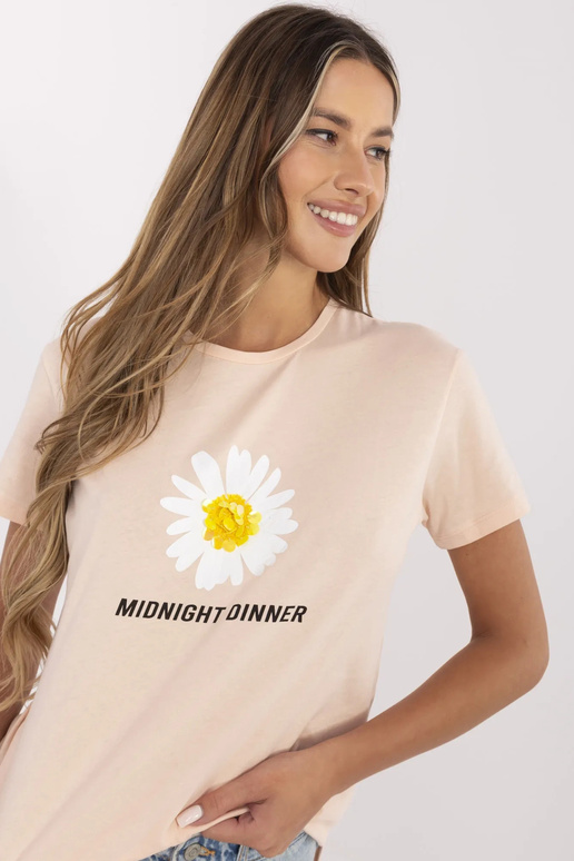 Lõhe T-särk Betsy aplikatsiooniga Lõhe T-särk Betsy aplikatsiooniga