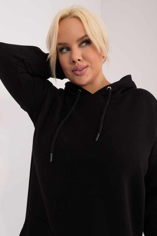 Luna Black Plus Size kapuuts