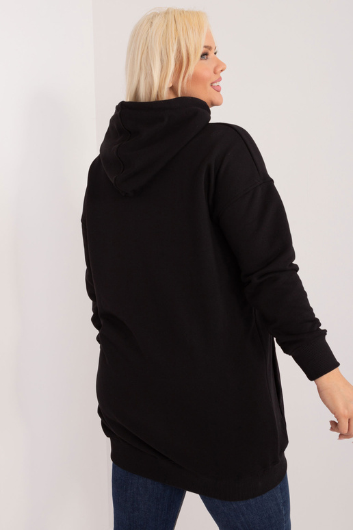 Luna Black Plus Size kapuuts