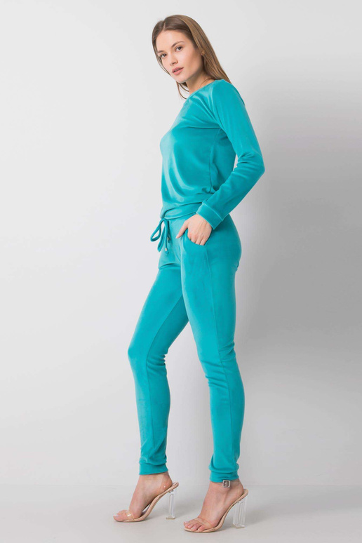 Türkiissinine veluurkomplekt Clarisa...