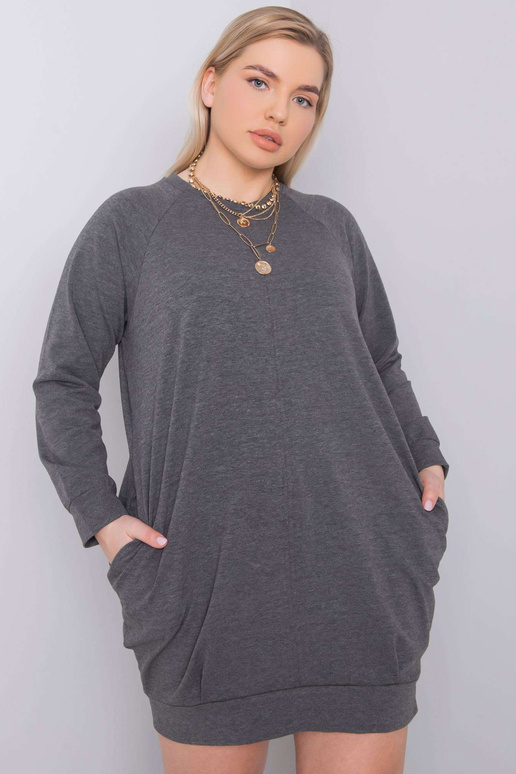 Tumehall Melange Suures suuruses...