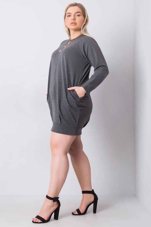 Tumehall Melange Suures suuruses...