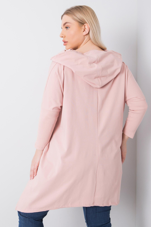 Aina Dirty Pink Plus Size kapuuts