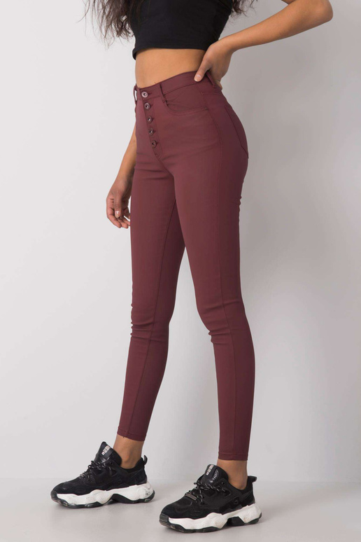 Mckenzie maroon vahatatud püksid