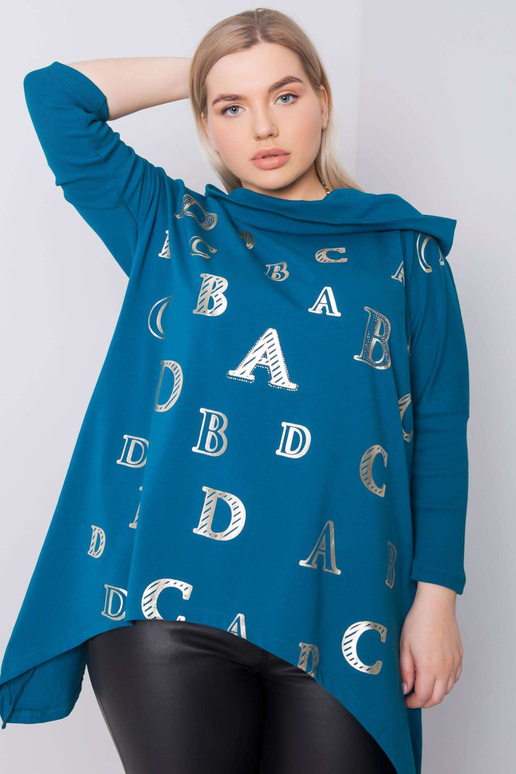 Aina Plus Size Marine Hoodie Aina Plus Size Marine Hoodie