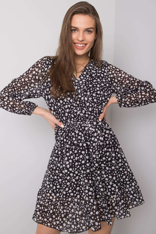 Must volangidega kleit Eunika OCH BELLA