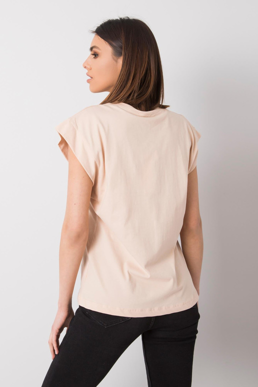 Virsikuvärvi T-särk Ciara trükiga RUE... Virsikuvärvi T-särk Ciara trükiga RUE...