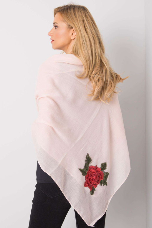 Heleroosa lilleliste triipudega pleed