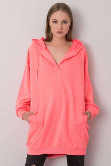 Fluo Pink Hoodie Olive 2