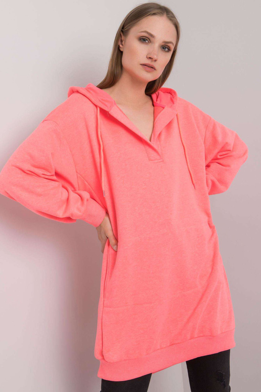 Fluo Pink Hoodie Olive