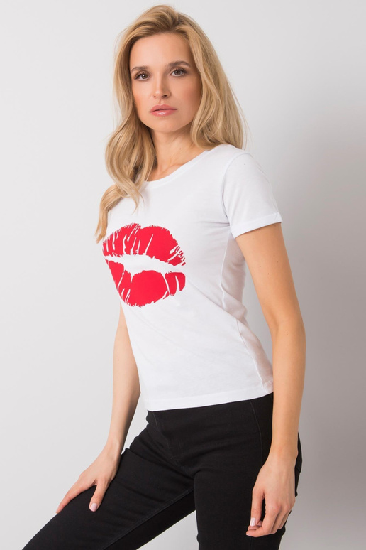 Valge T-särk trükiga Tiziana OCH BELLA