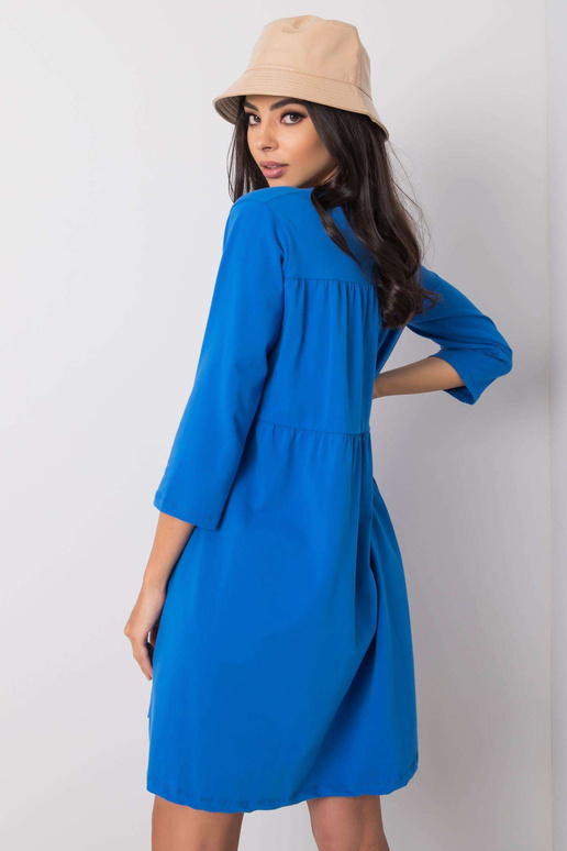 Tumesinine Dalenne ümarkaelusega kleit Tumesinine Dalenne ümarkaelusega kleit