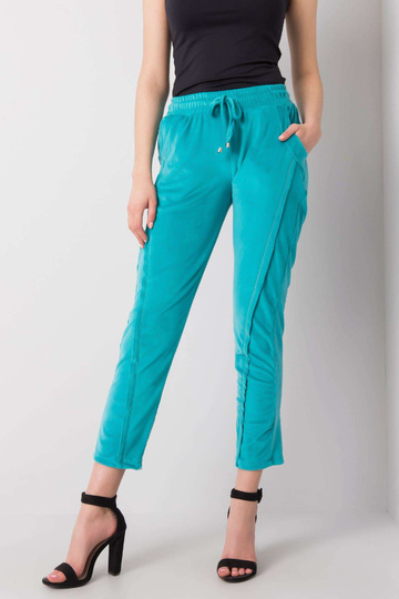 Türkiissinised veluurpüksid... 2