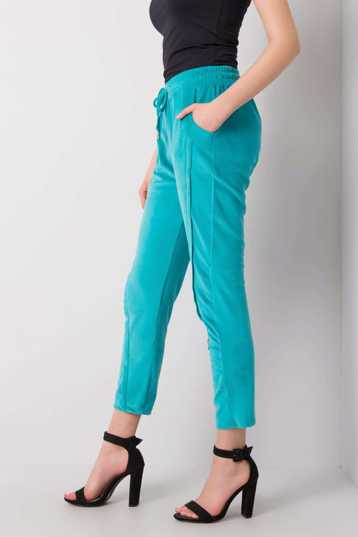 Türkiissinised veluurpüksid Juanita... Türkiissinised veluurpüksid Juanita...