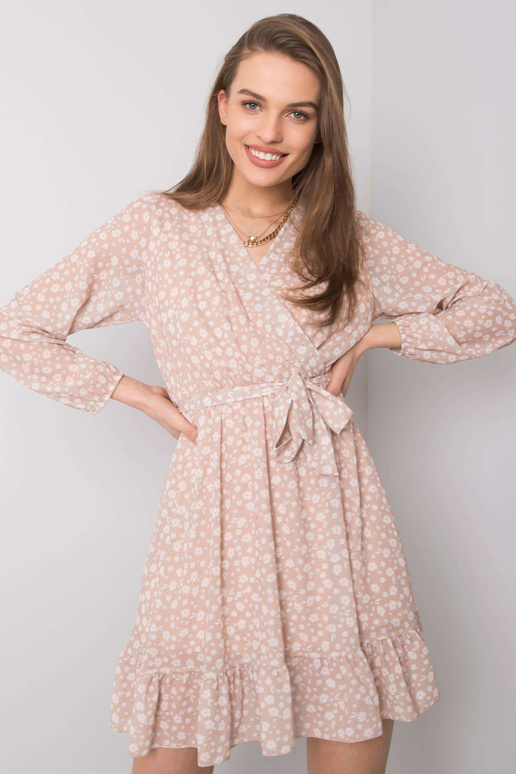 Beež volangiga kleit Eunika OCH BELLA