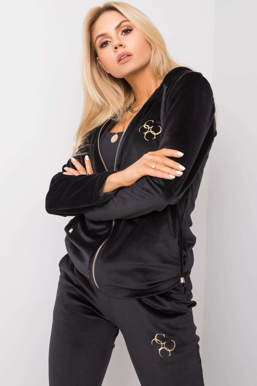 Musta sametist komplekt Melody