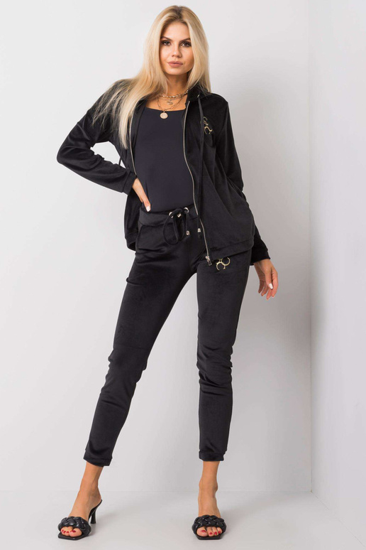 Musta sametist komplekt Melody