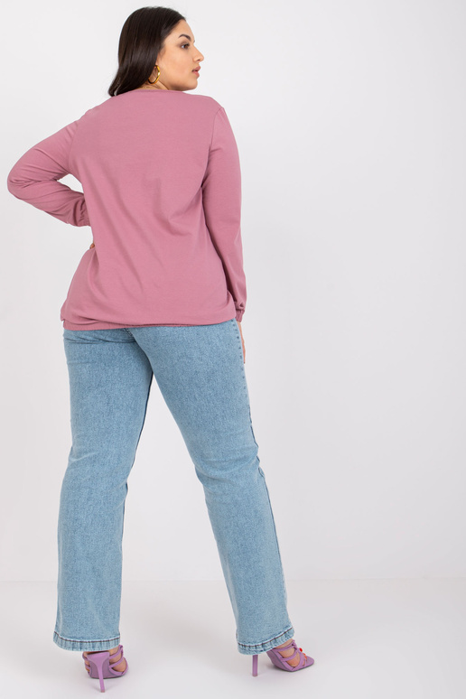 Hailey Dirty Pink Plus Size pikkade...