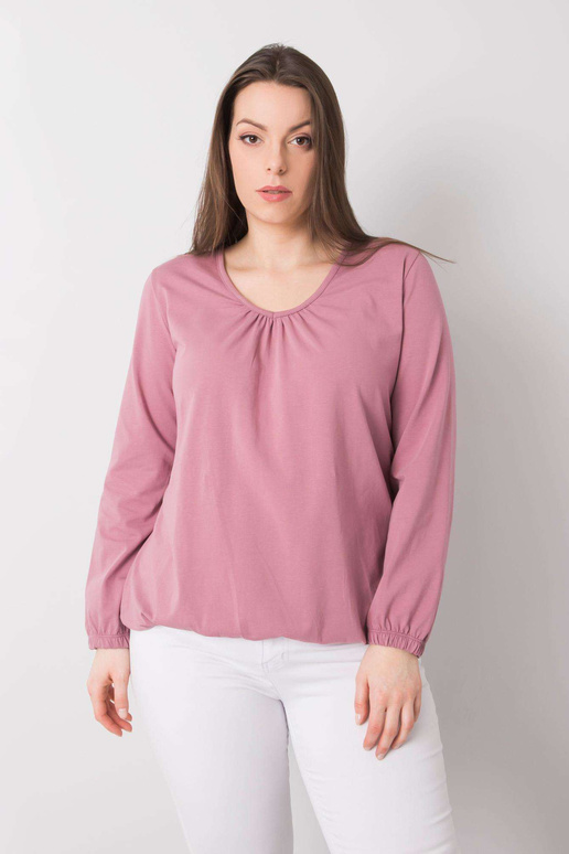 Hailey Dirty Pink Plus Size pikkade...
