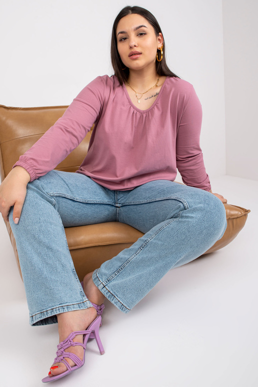 Hailey Dirty Pink Plus Size pikkade...