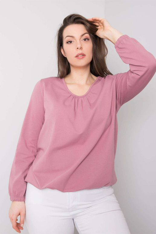 Hailey Dirty Pink Plus Size pikkade...