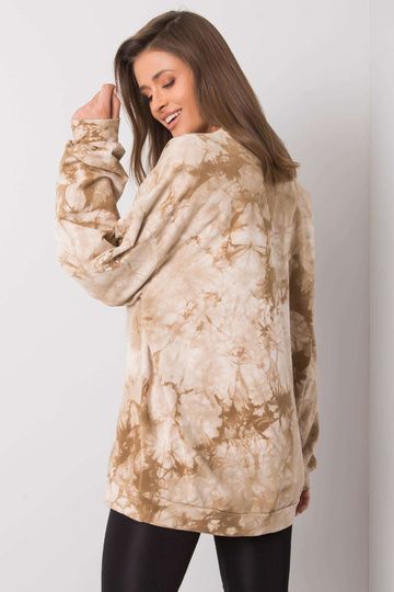 Beež kapuutsita dressipluus...